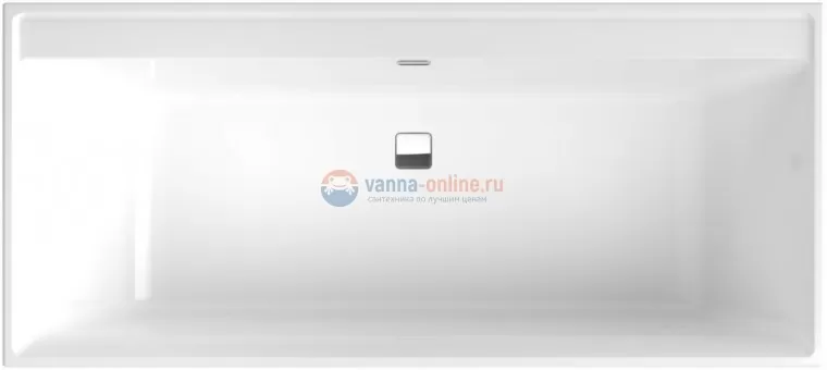 Ванна Villeroy&Boch Collaro UBA199COR2NV-01, 190 x 90 см, белый alpin/Black Matt