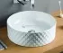 Раковина ArtCeram Rombo OSL009 03; 00, накладная, цвет - черный глянцевый, 44 х 44 х 14,5 см