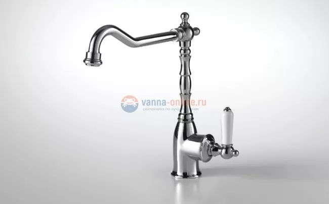 Смеситель Bravat Art River F775109C-1 для кухонной мойки, цвет хром Смеситель Bravat Art River F775109C-1 для кухонной мойки, цвет хром