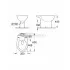 Напольный унитаз Grohe Bau Ceramic 39428000, белый