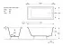Ванна чугунная Vinsent Veron Square 170x75x45