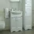 Тумба под раковину СаНта Верона 50 700111 напольная, цвет белый