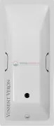Ванна чугунная Vinsent Veron Square 170x75x45 с отверстиями для ручек Ванна чугунная Vinsent Veron Square 170x75x45 с отверстиями для ручек