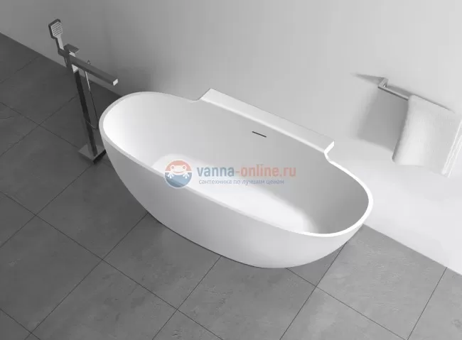Ванна из искусственного камня NTBagno Genova NT311, 176 х 87 см