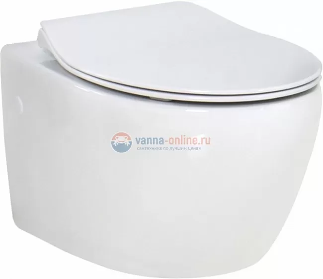 Подвесной унитаз BelBagno Prospero BB507B, безободковый