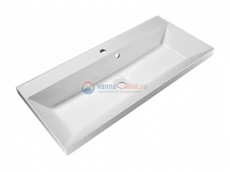 Раковина из литьевого мрамора BelBagno Aurora 100 x 45 x15, BB1000/450-LV-MR-AST