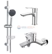 Комплект смесителей Agger Brave A2331100, хром