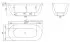 Ванна акриловая BelBagno BB70-1500-800, 150 х 80 см