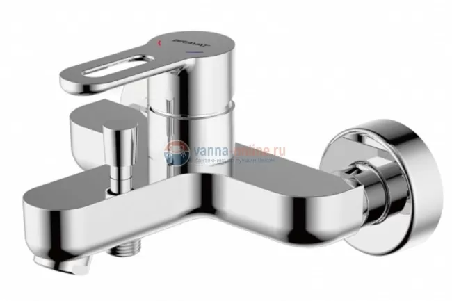 Смеситель Bravat Stream-D F637163C-01 для ванны, короткий излив