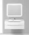 Тумба с раковиной BelBagno Marino MARINO-1200-2C-SO-BL-P, 120х45х55 см, Bianco Lucido - белый глянец