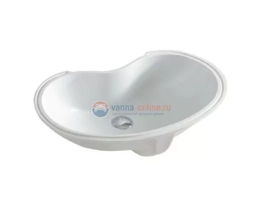 Раковина ArtCeram Idea IDL001 01; 00, врезная снизу, 60 х 37 х 20,5 см
