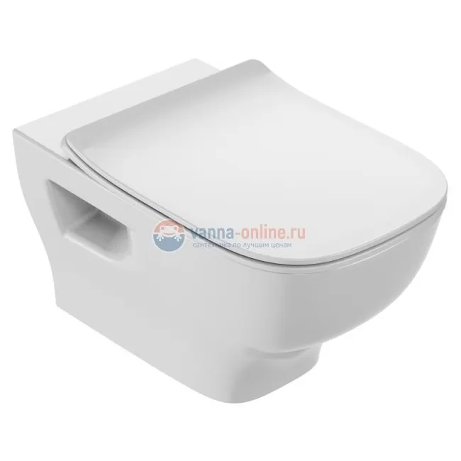 Подвесной унитаз Jacob Delafon Struktura EDE102-00, безободковый Подвесной унитаз Jacob Delafon Struktura EDE102-00, безободковый