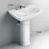 Раковина ArtCeram Civitas CIL001 34; 00, подвесная, цвет - grey acquarello (серый), 68 х 49,5 х 22 см