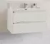 Тумба с раковиной Belbagno KRAFT 39-800/390-2C-SO-BO 80 cм подвесная с 2 ящиками, Bianco Opaco