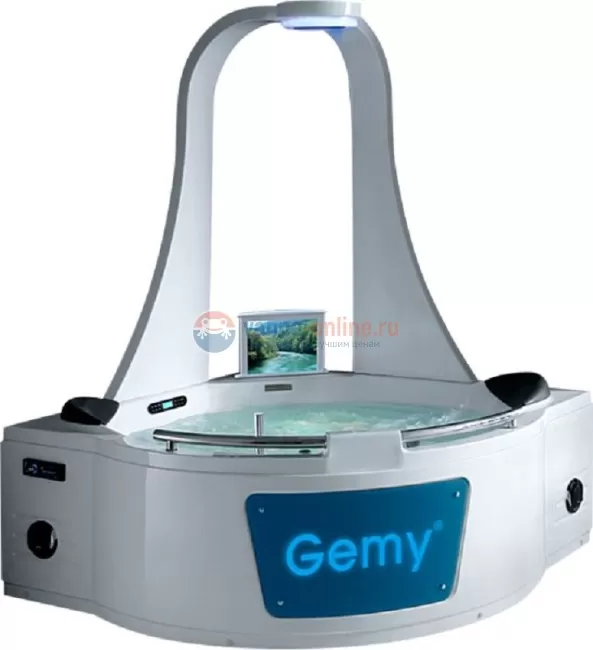 Ванна гидромассажная акриловая Gemy G9070 O, 170 х 170 х 225 см