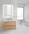 Тумба с раковиной Belbagno KRAFT 39-800/390-2C-SO-RNN 80 cм подвесная с 2 ящиками, Rovere Nebrasca Nature