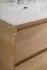 Тумба с раковиной Belbagno KRAFT 39-800/390-2C-SO-RNN 80 cм подвесная с 2 ящиками, Rovere Nebrasca Nature