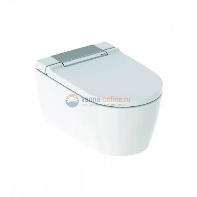 Подвесной унитаз-биде Geberit AquaClean Sela 146.224.21.1, глянцевый хром