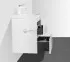 Тумба с раковиной Belbagno Pietra Mini PIETRA MINI-500-2C-SO-BL 50 см, белый глянцевый ( Bianco Lucido)