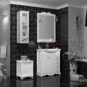 Зеркало со светильниками Клио 75 Opadiris Белый матовый Зеркало со светильниками Клио 75 Opadiris Белый матовый