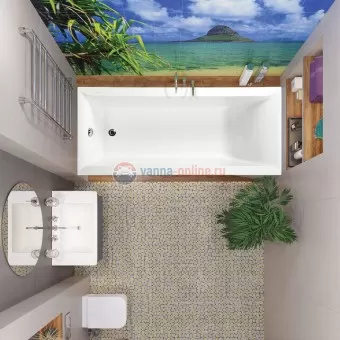 Акриловая ванна Vagnerplast Veronela 160 x 70 см