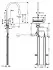 Кухонный смеситель Hansgrohe Aquno Select M81, 73831000, с вытяжным изливом, 3 режима струи, хром