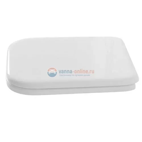 Сиденье Kerasan Waldorf 418701bi/oro цвет белый, петли золото Сиденье Kerasan Waldorf 418701bi/oro цвет белый, петли золото