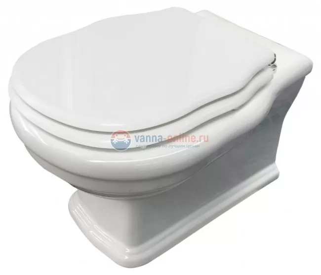 Подвесной унитаз BelBagno Boheme BB115CH/BB115SC