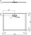 Ультратонкий акриловый прямоугольный душевой поддон 1200x900x25 мм Ideal Standard ULTRAFLAT NEW T4483V3 Ультратонкий акриловый прямоугольный душевой поддон 1200x900x25 мм Ideal Standard ULTRAFLAT NEW T4483V3
