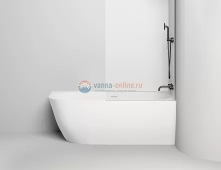 Ванна из искусственного камня Salini S-Sense Sofia Corner R 170х85x59 102514G, белая глянцевая
