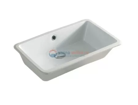 Раковина ArtCeram Gea GEL001 01; 00, врезная снизу, 53 х 34,5 х 13 см