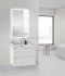 Тумба с раковиной раковину Belbagno KRAFT 39-600/390-2C-SO-BO 60 cм подвесная с 2 ящиками, Bianco Opaco