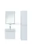 Тумба с раковиной Aquanet Nova Lite 60, 1 + 1 ящик в ящике, белый глянец