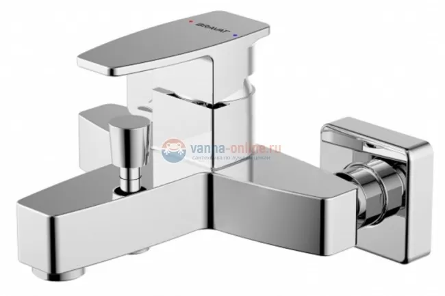Смеситель Bravat Riffle F672106C-01 для ванны, короткий излив