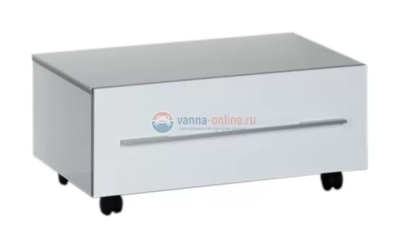 Тумба Aquanet Верона 75 подкатная 00175397, цвет белый