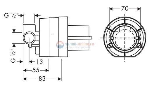 Гигиенический душ Hansgrohe Logis 4 в 1 (71606000/32129000/27454000/13620180) Гигиенический душ Hansgrohe Logis 4 в 1 (71606000/32129000/27454000/13620180)