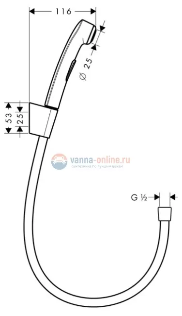 Гигиенический душ Hansgrohe Logis 4 в 1 (71606000/32129000/27454000/13620180) Гигиенический душ Hansgrohe Logis 4 в 1 (71606000/32129000/27454000/13620180)