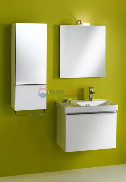 Тумба Jacob Delafon Odeon Up EB886-N18, белый блестящий ламинат Тумба Jacob Delafon Odeon Up EB886-N18, белый блестящий ламинат