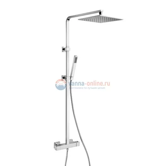 Душевая система Paini Dax 300x300 с термостатом