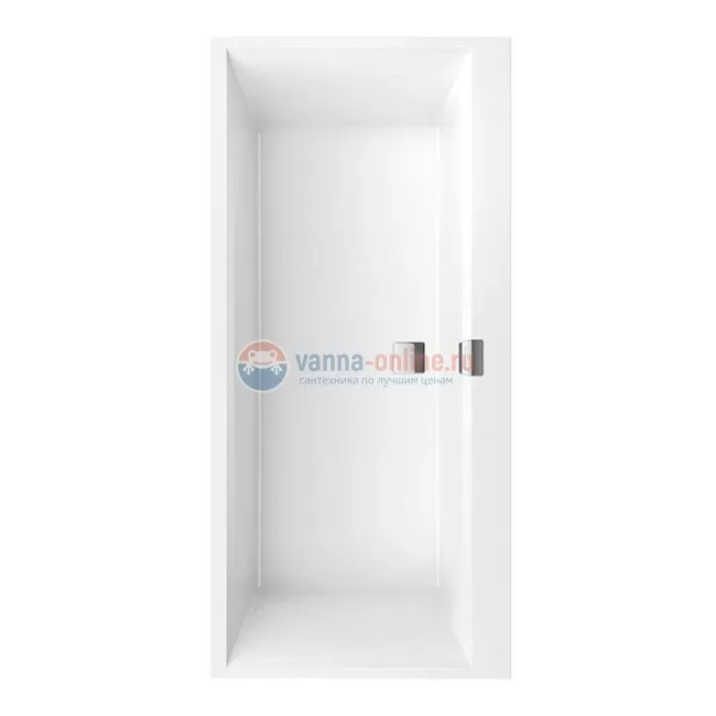 Квариловая ванна Villeroy&Boch Squaro Edge 12 170x75 Duo UBQ170SQE2DV-01, Quaryl®
