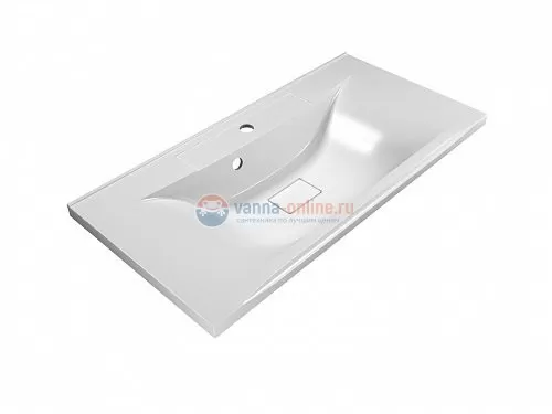 Раковина из литьевого мрамора BelBagno BB900/450-LV-MR-PR, 90x45x15 см