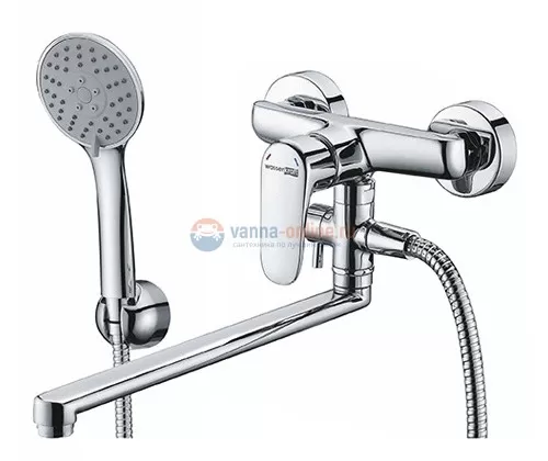Смеситель для ванны и душа WasserKRAFT Vils 5602L с гарнитуром