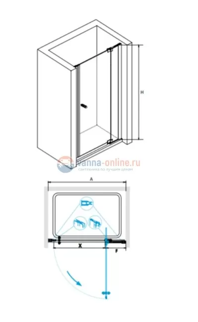 Душевая дверь RGW HO-06, 01060600-11, 100 х 195 см в нишу, распашная, стекло прозрачное, хром Душевая дверь RGW HO-06, 01060600-11, 100 х 195 см в нишу, распашная, стекло прозрачное, хром