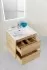 Тумба с раковиной Belbagno KRAFT 39-500/390-2C-SO-RNN 50 cм подвесная с 2 ящиками, Rovere Nebrasca Nature