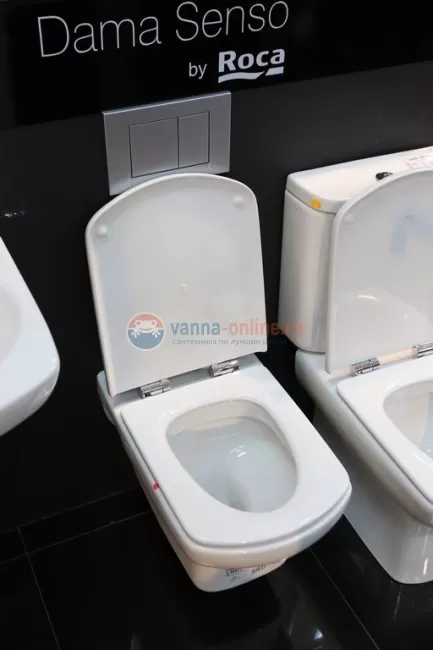 Подвесной унитаз Roca Dama Senso 346517000, (7.3465.1.700.0)