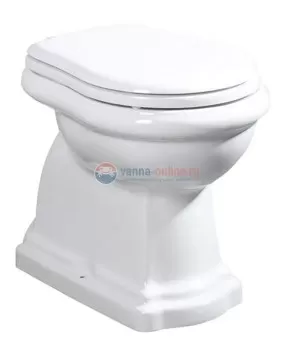 Напольный унитаз Kerasan Retro 101101 под высокий бачок, слив в стену, белый Напольный унитаз Kerasan Retro 101101 под высокий бачок, слив в стену, белый