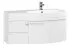 Тумба с раковиной Aquanet Опера 2-115 R (2 дверцы, 2 ящика) 00169654, правая, цвет белый