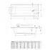Ванна акриловая Cezares Plane Solo Mini-170-80-42 170 x 80 x 42 см