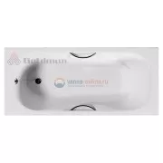 Комплект: Чугунная ванна Goldman Donni 180x80, с ручками и ножками Комплект: Чугунная ванна Goldman Donni 180x80, с ручками и ножками