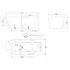 Ванна акриловая BelBagno BB77-1700 170 х 80 см